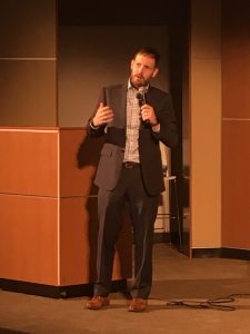 Ted speaking at GUTMA in 2019